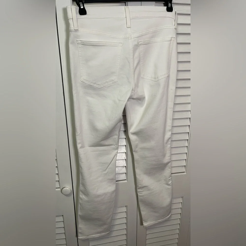 J.Crew White Vintage Slim Straight Jeans Size 28 - Picture 6 of 7